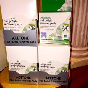 Advanced Nail Polish Remover Pads With Acetone